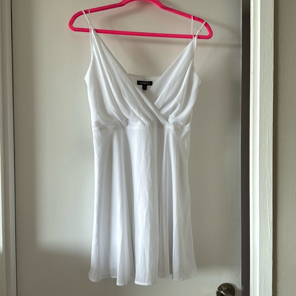 NWT - EXPRESS White Dress Medium